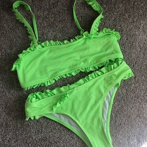 Neon Green Bikini